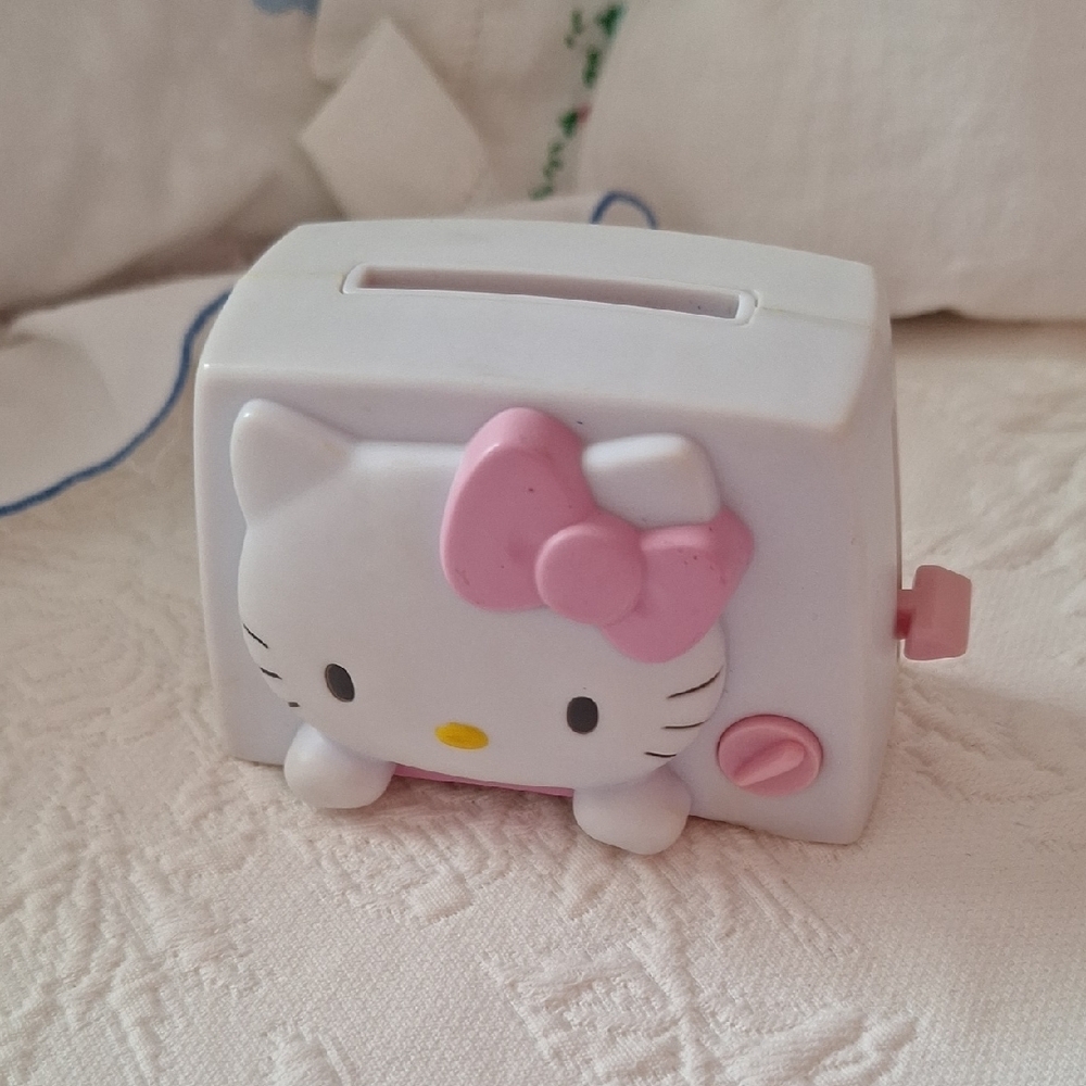 2004 Hello Kitty ~ 30th Anniversary McDonald's Toy Happy Meal Mini Toaster